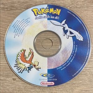 Nintendo Pokemon Gold/Silver Promo Mixed Mode CD 1999 Rare Trivia Clips Sampler